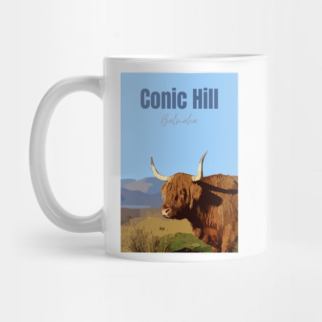 Conic Hill Balmaha poster by simplythewest